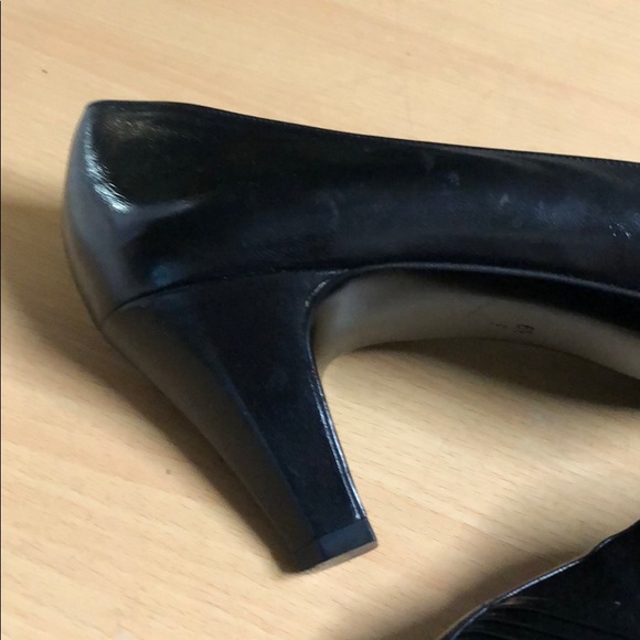 Bally Suisse Pumps Black Leather Suede 6.5 - Picture 9 of 16